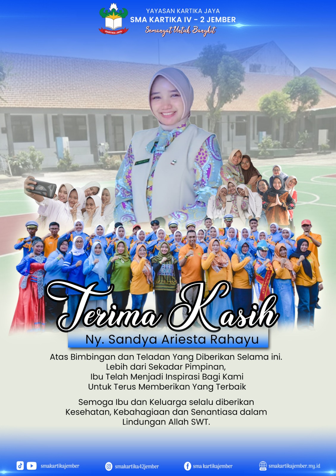 Dedikasi Tanpa Batas: Perpisahan Hangat untuk Ibu Sandya Ariesta Rahayu